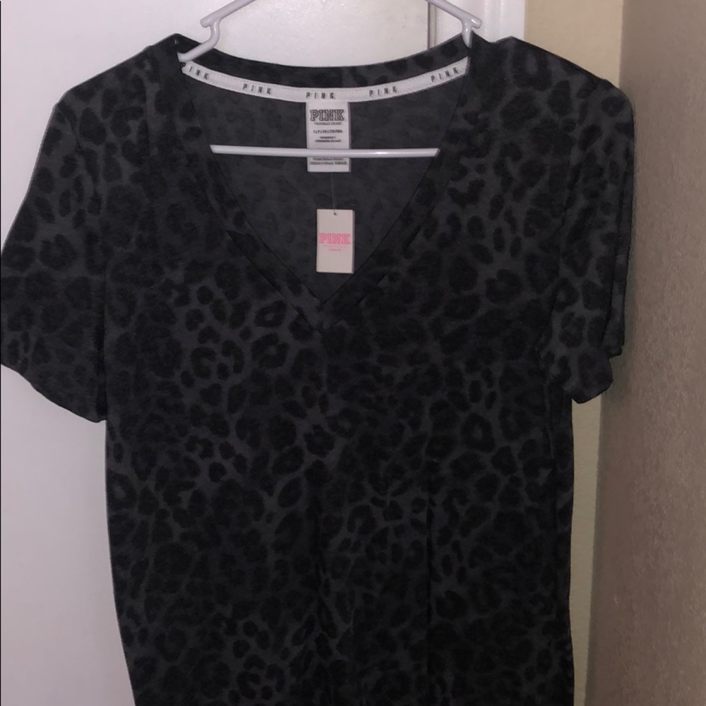 PINK Low V Neck